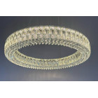 Підвісна кришталева LED-люстра кільце Linisoln 50033-500 50 см 80 Вт із димером для спальні та вітальні до 16 м2 Підвісна кришталева LED-люстра кільце Linisoln 50033-500 50 см 80 Вт із димером для спальні та вітальні до 16 м2