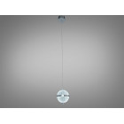 Одинарний LED-підвіс Diasha 5030/1CH сфера хром 14 Вт кришталь Одинарний LED-підвіс Diasha 5030/1CH сфера хром 14 Вт кришталь