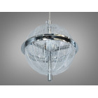 Одинарний LED-підвіс Diasha 5030/1CH сфера хром 14 Вт кришталь Одинарний LED-підвіс Diasha 5030/1CH сфера хром 14 Вт кришталь
