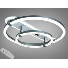 Сучасна LED-люстра кільця Diasha 5141/500+300GR 88W, 4840 lm, 56×50 см