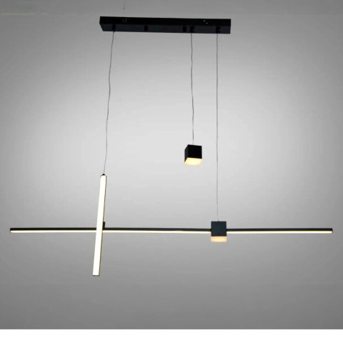 Підвісна люстра LED Diasha 5221A/1100BK чорна 27 Вт 5 м² Підвісна люстра LED Diasha 5221A/1100BK чорна 27 Вт 5 м²