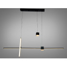 Підвісна люстра LED Diasha 5221A/1100BK чорна 27 Вт 5 м² Підвісна люстра LED Diasha 5221A/1100BK чорна 27 Вт 5 м²
