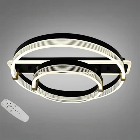 LED-люстра кільця Diasha 5248/500+300BK 75W, 4125 lm