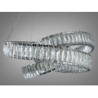 Люстра стельова LED Diasha 531/600CH, 80W, хром, кристалічна, преміум стиль, висота 115 см, діаметр 65 см Люстра стельова LED Diasha 531/600CH, 80W, хром, кристалічна, преміум стиль, висота 115 см, діаметр 65 см
