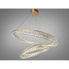LED люстра кільця з кришталем Linisoln 548-80*50 FG, 160 ват LED люстра кільця з кришталем Linisoln 548-80*50 FG, 160 ват