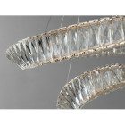 LED люстра кільця з кришталем Linisoln 548-80*50 FG, 160 ват LED люстра кільця з кришталем Linisoln 548-80*50 FG, 160 ват