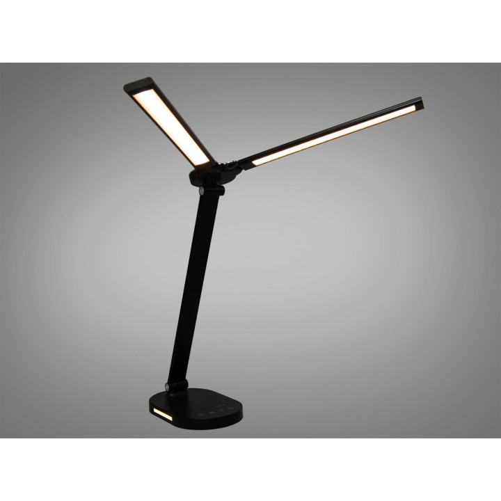 Світильник настільний LED Diasha 5508BK, 14W, чорний, регульована висота, димер, таймер, нічник Світильник настільний LED Diasha 5508BK, 14W, чорний, регульована висота, димер, таймер, нічник