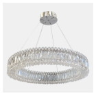 Велика підвісна світлодіодна кришталева кільцева люстра Artlight 551/800CH діаметром 78,5 см з трьома режимами освітлення Велика підвісна світлодіодна кришталева кільцева люстра Artlight 551/800CH діаметром 78,5 см з трьома режимами освітлення