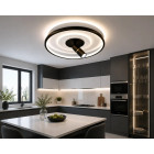 Сучасна LED-люстра Diasha 5531WH+BK dimmer білий + чорний, 64 Вт, з пультом і димером, 47 см Сучасна LED-люстра Diasha 5531WH+BK dimmer білий + чорний, 64 Вт, з пультом і димером, 47 см