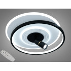 Сучасна LED-люстра Diasha 5531WH+BK dimmer білий + чорний, 64 Вт, з пультом і димером, 47 см Сучасна LED-люстра Diasha 5531WH+BK dimmer білий + чорний, 64 Вт, з пультом і димером, 47 см