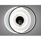 Сучасна LED-люстра Diasha 5531WH+BK dimmer білий + чорний, 64 Вт, з пультом і димером, 47 см Сучасна LED-люстра Diasha 5531WH+BK dimmer білий + чорний, 64 Вт, з пультом і димером, 47 см
