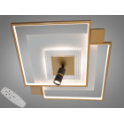Сучасна LED люстра Diasha 5533WH+G dimmer біло-золота 70W з поворотним механізмом Сучасна LED люстра Diasha 5533WH+G dimmer біло-золота 70W з поворотним механізмом