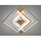Сучасна LED люстра Diasha 5533WH+G dimmer біло-золота 70W з поворотним механізмом Сучасна LED люстра Diasha 5533WH+G dimmer біло-золота 70W з поворотним механізмом
