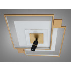 Сучасна LED люстра Diasha 5533WH+G dimmer біло-золота 70W з поворотним механізмом Сучасна LED люстра Diasha 5533WH+G dimmer біло-золота 70W з поворотним механізмом