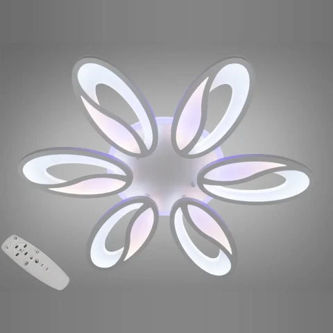 Світлодіодний стельовий світильник Linisoln 5565/6 LED 3 COLOR Dimmer (pульт, 7 режимів)