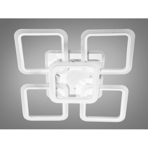 Люстра Linisoln 5588-4+1 WH LED-3 LED з пультом, біла, 3 режими освітлення, 105 Вт