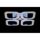 Люстра Linisoln 5588-4S CH LED-3 LED з димером, хром/графіт 3 лампи Люстра Linisoln 5588-4S CH LED-3 LED з димером, хром/графіт 3 лампи