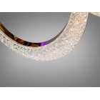 Сучасна стельова LED-люстра Diasha 5607/4L G золото, кільця, 125 Вт, 83 см, 14-20m2