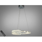 Підвісна LED люстра Diasha 561/500CH з кришталем, хром, 55 W, з пультом, освітлення 10-18 м2 Підвісна LED люстра Diasha 561/500CH з кришталем, хром, 55 W, з пультом, освітлення 10-18 м2