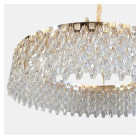 Велика золота кришталева LED люстра 582-800GD Artlight діаметром 80 см Велика золота кришталева LED люстра 582-800GD Artlight діаметром 80 см