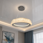 Світлодіодна підвісна люстра Diasha 583-400WH, 52 W, пульт, 40 см, 10-18m2 Світлодіодна підвісна люстра Diasha 583-400WH, 52 W, пульт, 40 см, 10-18m2