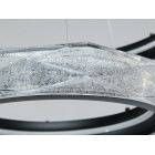 Стильна підвісна LED-люстра для кафе Diasha 583-600+400BK чорна, 2 кільця, 152Вт, 60 см, 15-21m² Стильна підвісна LED-люстра для кафе Diasha 583-600+400BK чорна, 2 кільця, 152Вт, 60 см, 15-21m²