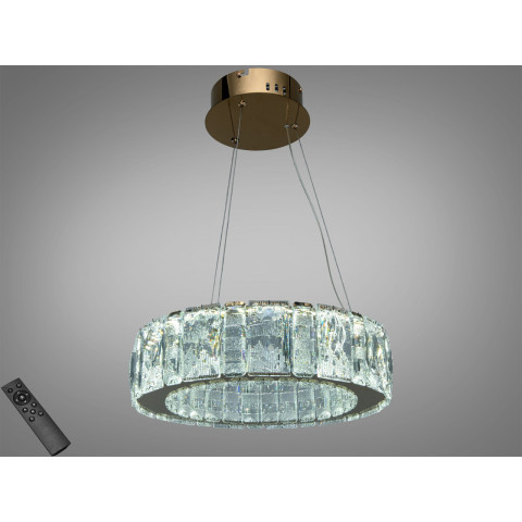 Підвісна люстра LED Diasha 585/400G кришталь золото 45 Вт з пультом Підвісна люстра LED Diasha 585/400G кришталь золото 45 Вт з пультом