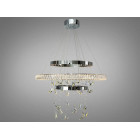 LED-люстра Diasha 598/800+500+400HR хром з метеликами 176 Вт пульт LED-люстра Diasha 598/800+500+400HR хром з метеликами 176 Вт пульт