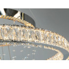 LED-люстра Diasha 598/800+500+400HR хром з метеликами 176 Вт пульт LED-люстра Diasha 598/800+500+400HR хром з метеликами 176 Вт пульт