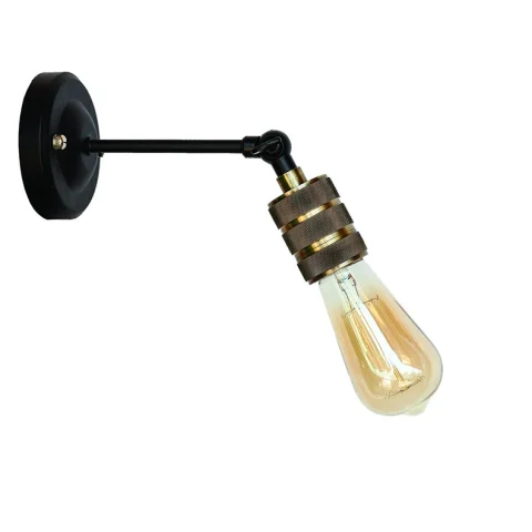 Бра настенное Levistella 752WC2103-1, E27, 60W, черный, бронзовый патрон