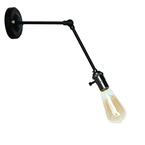Настенное бра E27 Levistella 752WT1904-1, 60W, черный металл (современный стиль)