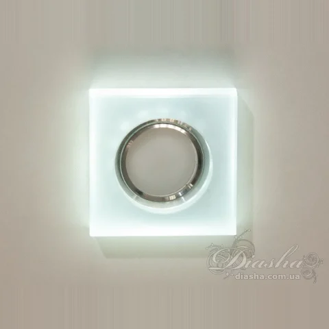 Вбудований LED світильник Diasha 6019F+BL MR16, 40 Вт, IP20, білий