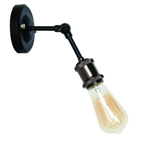 Бра настенное E27 Levistella 752WF1104-1, 60W, черный металл (1 лампа)