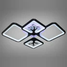 Люстра 8157/2+2BK LED 3color d