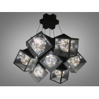 Люстра стельова LED Diasha 6188-7 Loft, 28W, чорний, сучасний стиль, висота 40 см, вага 6,8 кг Люстра стельова LED Diasha 6188-7 Loft, 28W, чорний, сучасний стиль, висота 40 см, вага 6,8 кг