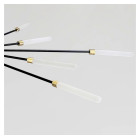Світлодіодна люстра стельова Artlight 6472/12, 15 Вт, чорна Світлодіодна люстра стельова Artlight 6472/12, 15 Вт, чорна