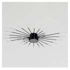 Світлодіодна люстра стельова Artlight 6472/28BK, 19 Вт, чорна