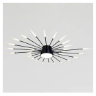 Світлодіодна люстра стельова Artlight 6472/28BK, 19 Вт, чорна