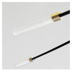 Світлодіодна люстра стельова Artlight 6472/28BK, 19 Вт, чорна