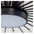 Світлодіодна люстра стельова Artlight 6472/30, 24 Вт, чорна Світлодіодна люстра стельова Artlight 6472/30, 24 Вт, чорна