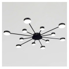 Світлодіодна люстра стельова Artlight 6473/12 з круглими плафонами, 74 Вт Світлодіодна люстра стельова Artlight 6473/12 з круглими плафонами, 74 Вт