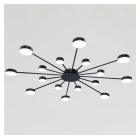Світлодіодна люстра стельова Artlight 6473/16 з круглими плафонами, 100 Вт