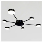 Світлодіодна люстра стельова Artlight 6473/6 з шістьма круглими плафонами, 36 Вт Світлодіодна люстра стельова Artlight 6473/6 з шістьма круглими плафонами, 36 Вт