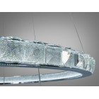 Підвісна LED люстра Diasha 66081/600+400CH, хром, 82 W, освітлення 10-22 м2 Підвісна LED люстра Diasha 66081/600+400CH, хром, 82 W, освітлення 10-22 м2