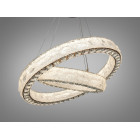 Підвісна LED люстра Diasha 662/600+400GD з кришталем, золото, 105 W, з пультом, освітлення 10-22 м2 Підвісна LED люстра Diasha 662/600+400GD з кришталем, золото, 105 W, з пультом, освітлення 10-22 м2