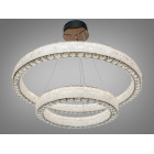 LED підвісна люстра Diasha 662/800+500GD 2 кільця золото 142Вт пульт LED підвісна люстра Diasha 662/800+500GD 2 кільця золото 142Вт пульт