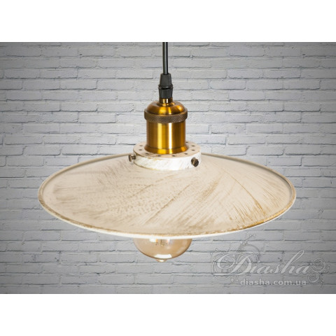 Світильник підвісний E27 Diasha 6856-260-WH-G Loft, 40W, регульована висота, металевий каркас, сучасний стиль для дому