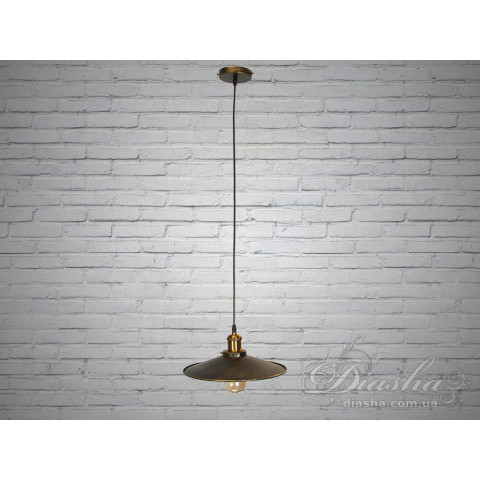 Підвісний світильник Edisona Diasha 6856-300-BK-G Loft, 40W, E27, висота 100 см, діаметр 30 см, IP20, сучасний стиль для дому