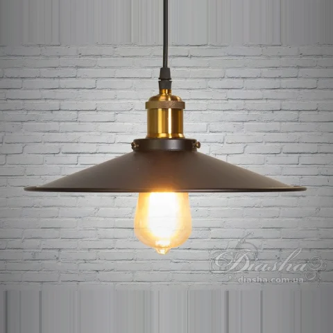 Світильник підвісний Diasha 6856-300BK Loft Edison, E27, 100 см, 30 см