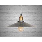 Світильник підвісний E27 Diasha 6856-360-BK-SV Loft, 40W, 100 см, діаметр 36 см, металевий каркас, сучасний стиль, регульована